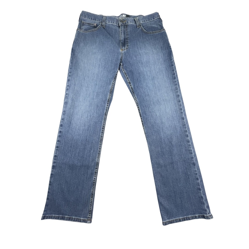 Carhartt Jeans Mens 36x30 Blue Relaxed Fit Denim Straight‎ Leg Workwear Pants